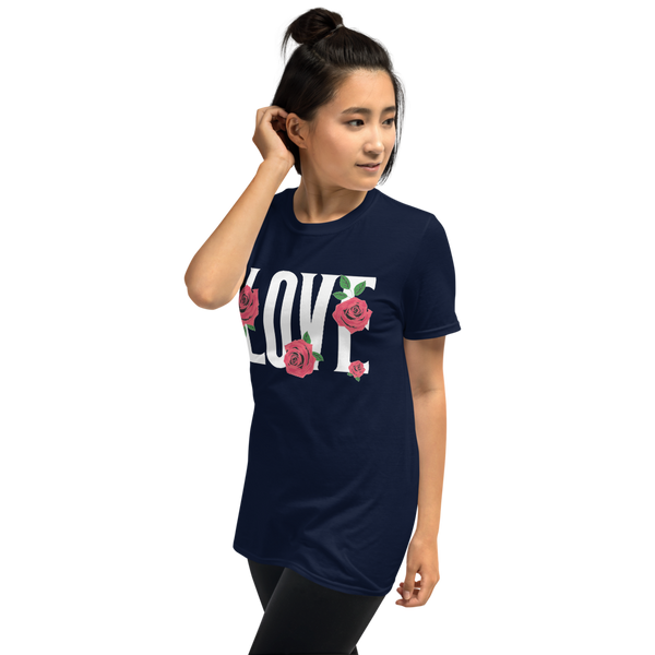 Womens And Plus Floral Love Graphic Tee