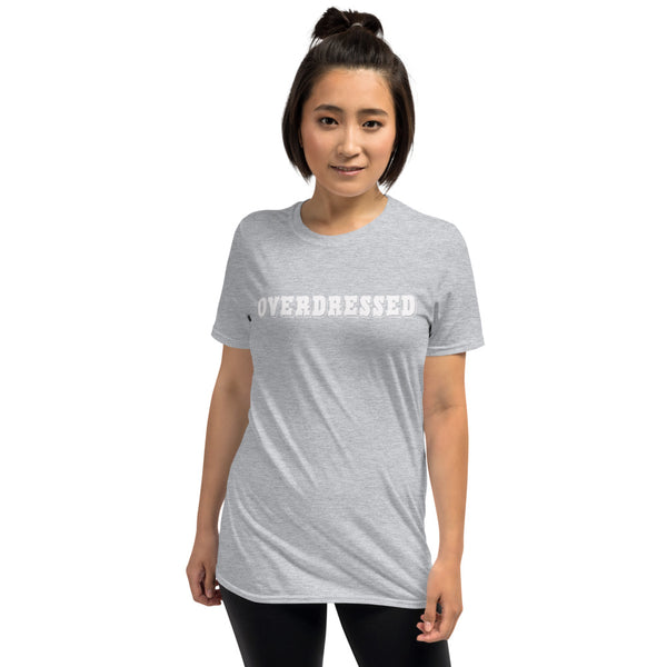 Womens Graphic Short Sleeve Tee-OVERDRESSED