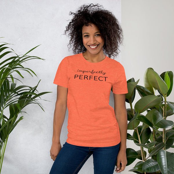 Imperfectly Perfect Graphic T shirt in Heather Colors