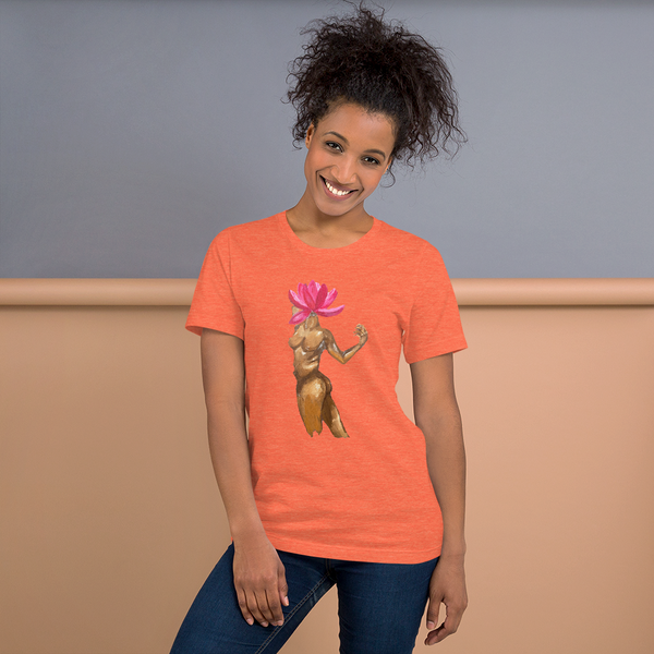 Women Floral Walk Graphic T shirt