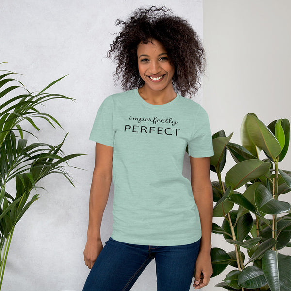 Imperfectly Perfect Graphic T shirt in Heather Colors