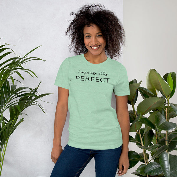 Imperfectly Perfect Graphic T shirt in Heather Colors