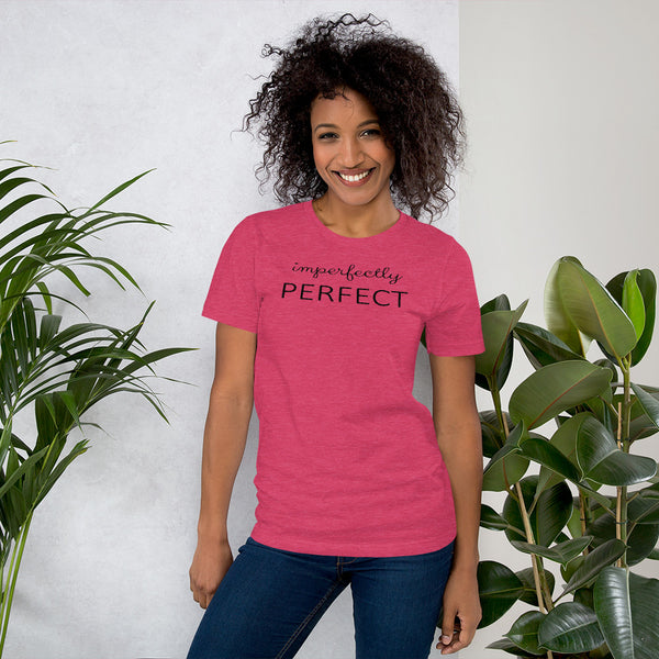 Imperfectly Perfect Graphic T shirt in Heather Colors