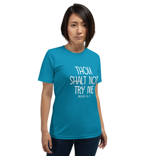 Womens Graphic Tee-Thou Shall Not