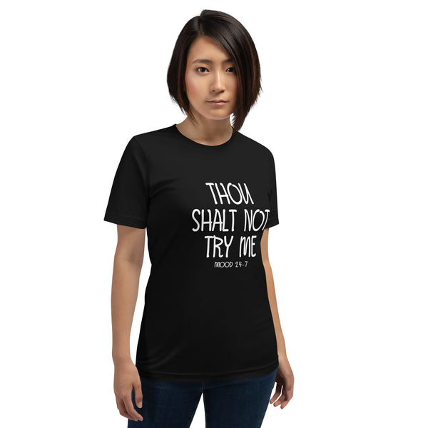 Womens Graphic Tee-Thou Shall Not