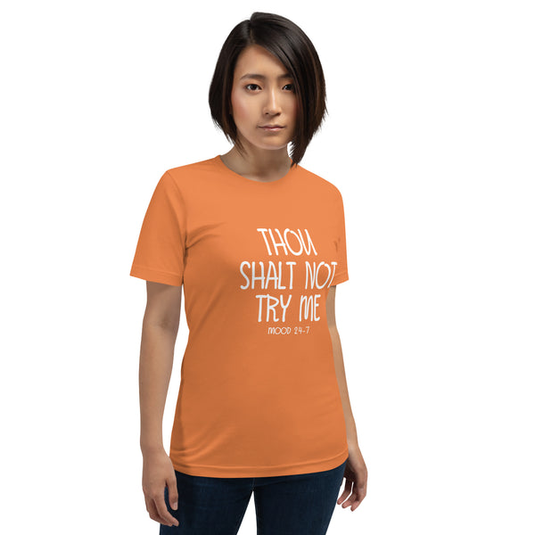 Womens Graphic Tee-Thou Shall Not