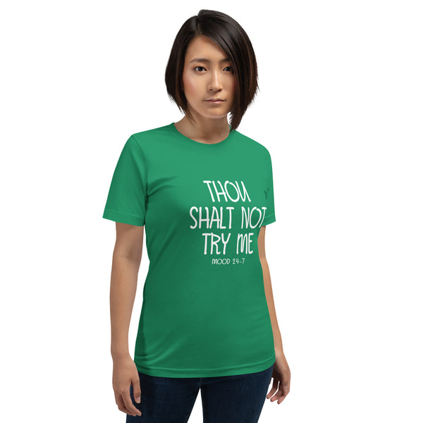 Womens Graphic Tee-Thou Shall Not