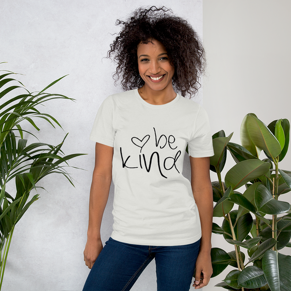 Graphic Short sleeve crew neck T Shirt Be kind