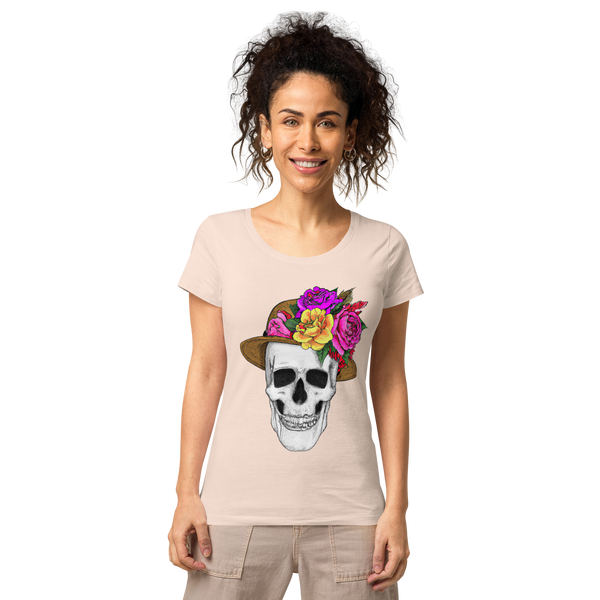 Women’s Skull wiht Floral Hat