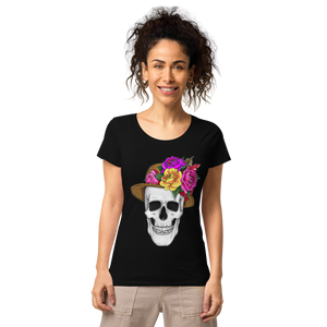 Women’s Skull wiht Floral Hat