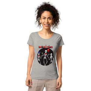 Women’s basic organic graphic  t-shirt -DANCE OF THE DEAD