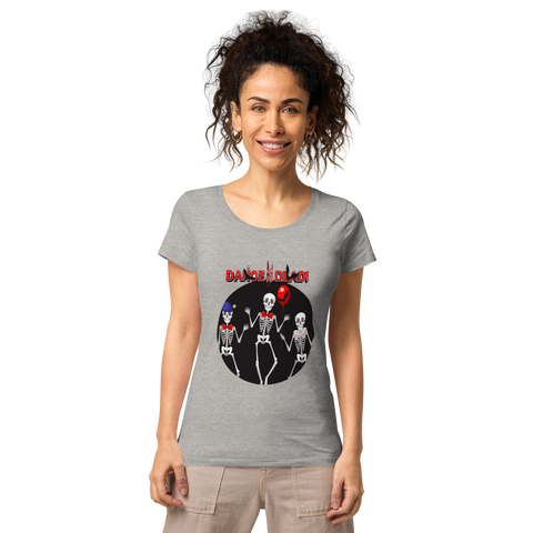 Women’s basic organic graphic  t-shirt -DANCE OF THE DEAD