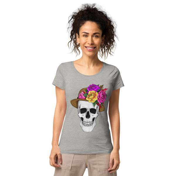 Women’s Skull wiht Floral Hat