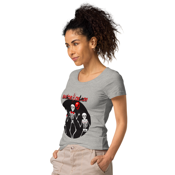 Women’s basic organic graphic  t-shirt -DANCE OF THE DEAD