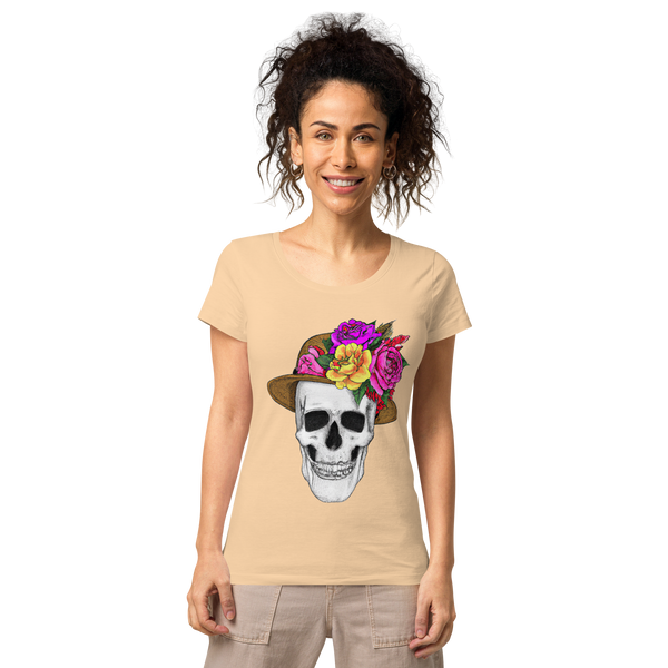 Women’s Skull wiht Floral Hat