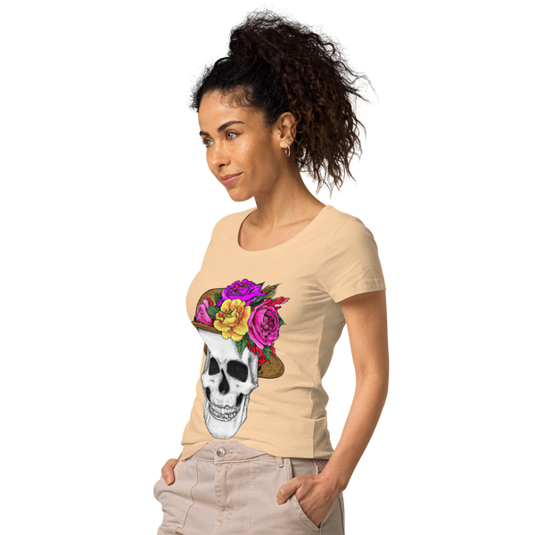 Women’s Skull wiht Floral Hat