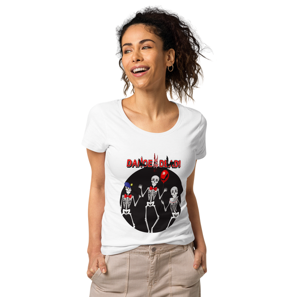 Women’s basic organic graphic  t-shirt -DANCE OF THE DEAD