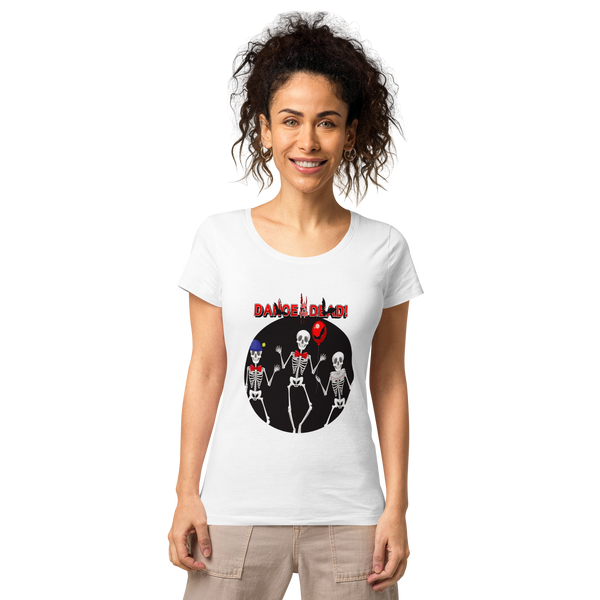 Women’s basic organic graphic  t-shirt -DANCE OF THE DEAD