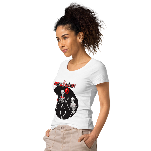 Women’s basic organic graphic  t-shirt -DANCE OF THE DEAD